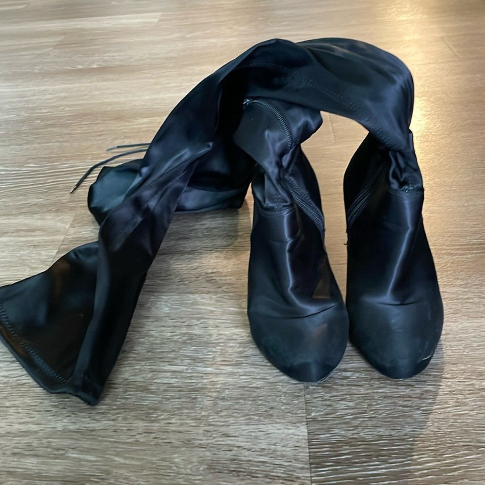 ✨3 for $25✨ Over-the-Knee Silk Boot Heels